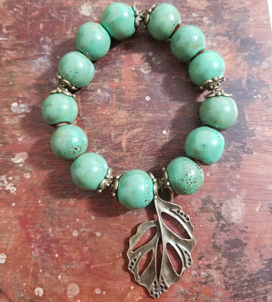 Handcrafted beaded bracelet